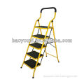 Bonunion 5-step adjustable step ladder safety step ladders mobile safety steps TY05